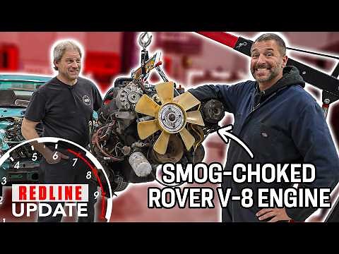 New Project: Tearing down the V-8 engine from Cammisa's Rover SD1 | Redline Update