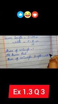 class 9 maths chapter 1 exercise 1.3 question 3 new book 2025