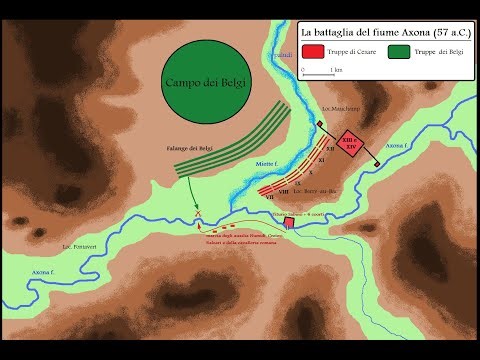 57 BC Battle of the Axona: How Caesar Outsmarted 300,000 Warriors