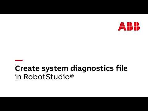 Create a System Diagnostics file in RobotStudio®
