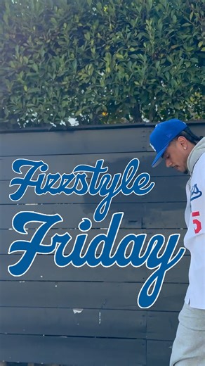 Lil Fizz on Instagram: "Another ☝️ #FizzstyleFriday 🚨 #Melrose #Hope+Flower #LA #Dodgers #MarathonBurger #Fizz #lilfizz"