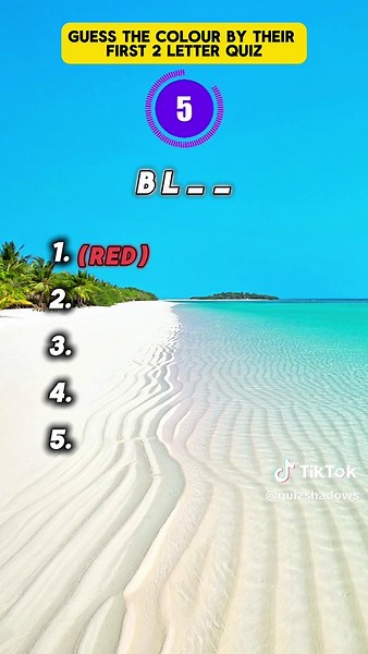 GUESS THE COLOUR BY THEIR FIRST 2 LETTER QUIZ #usaschool #quizchallenge #usa_tiktok