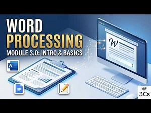 Lecture 3.0: Word Processing Essentials & Software Examples | Computer Fundamentals Course