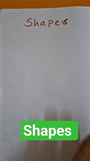 Shapes - square, Rectangle,circle and semicircle