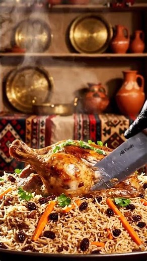 🍗 Afghan Chicken Roast 🇦🇫 | Traditional Afghan Kabuli Pulao & Yogurt Sauce | AR Foods 🔥