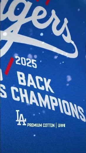 Los Angeles Dodgers Did It Again! 🏆 Back-to-Back Champions 2025 – Limited Edition Fan Shirt!