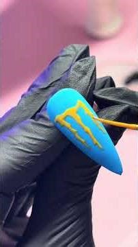 Monster Energy Nail Art #monsterenergy #nailart #nailtech #nailtutorial