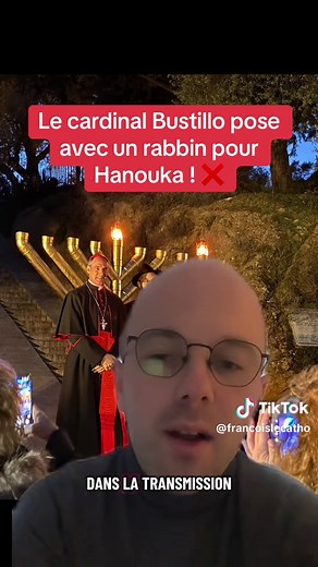Le cardinal Bustillo et la célébration de Hanouka