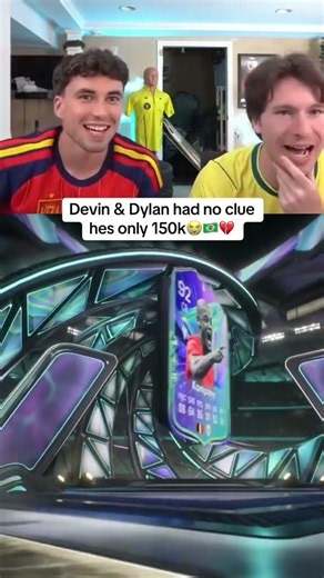 Devin & Dylan had no clue hes only 150K😂🇧🇷💔