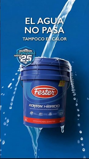 Alta reflectividad, máxima impermeabilidad con Fester Acriton Híbrido. #Fester #FesterMéxico
