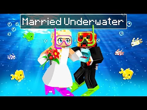 Preston and I got MARRIED UNDERWATER In Minecraft!