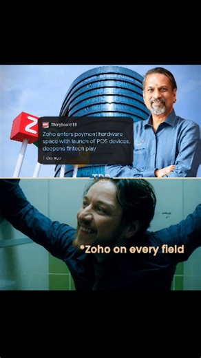 Zoho rules every field 👑 From CRM to HR, accounting, and marketing - Zoho has built an ecosystem of 50 products serving 100M users globally. Now stepping into fintech, Zoho has launched its own POS, QR, and soundbox devices after receiving RBI’s Payment Aggregator license in 2024. From software to payments, Zoho continues to rule every field. . . Follow @therawbrain - Where Raw Minds Build Real Success . . #zoho #sridharvembu #indianstartups #entrepreneurs #fintech #startupindia #entrepreneursh