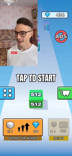 Colorful Block Game Interface with Scoring System