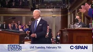C-SPAN will have live coverage of President Biden's annual State of the Union address. Biden is making his first speech since Republicans regained control of the House. LIVE coverage begins on Tuesday, Feb. 7, on C-SPAN, the free C-SPAN Now app, or online at C-SPAN.org. | C-SPAN