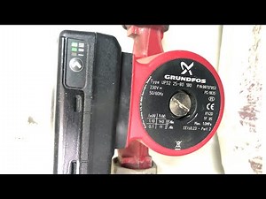 So ändern Sie die Drehzahl an der Grundfos Ups 2 Pumpe mit drei Drehzahlen Heizungspumpe einstellen