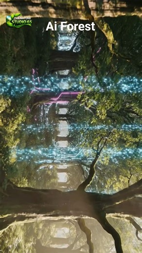 Nature Turning Into AI World 🤯🌿 | 8K Cinematic Short #nature