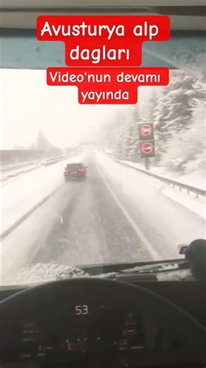 Avusturya Alp dağlarının manzarası
