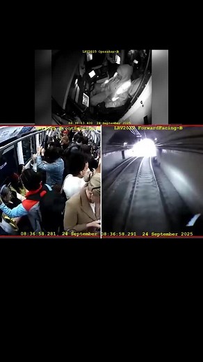 This all happened in september on the n-judah line but this is the first time we are getting a look at the video from multiple angles. The driver appears to be nodding off ... Her head dropping down several times. This is 8:36 in the morning. .. The train is in motion and we know now it is also speeding up. And then there is one big jolt that shocks the driver back to attention. This was happening .. at the same time .. the driver appeared to be asleep. Passengers are jostled around a couple of 