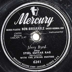 Jerry Byrd With The String Dusters - Steel Guitar Rag / Panhandle Rag
