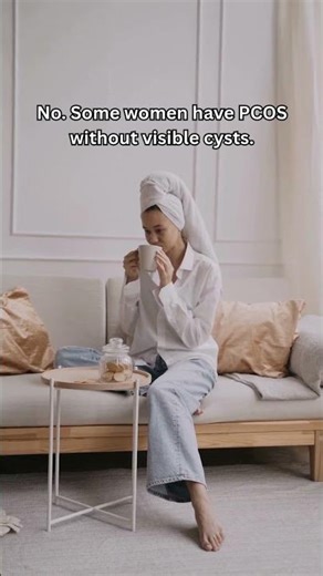 Do All Women with PCOS Have Cysts? #periodfeatures #pcos #womenshealth #hormonebalance