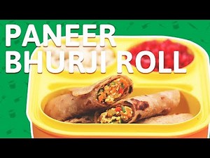 Paneer Bhurji Roll Recipe - Paneer Kathi Rolls/Paneer Veg Frankie - Tasty Paneer Bhurji