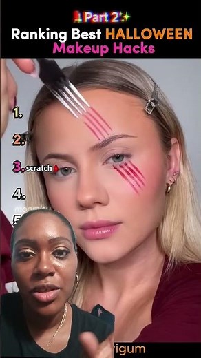 🎃💄 “Easy Halloween Scratch Makeup 😱🩸 Quick & Realistic Tutorial!”#HalloweenMakeup, #Halloween2025,