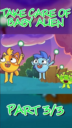 👽 Let's take care of baby alien PART 3 🐨 Kids songs and nursery rhymes #educational