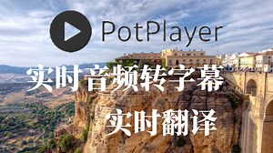 Potplayer实时语音翻译！无障碍爽看直播
