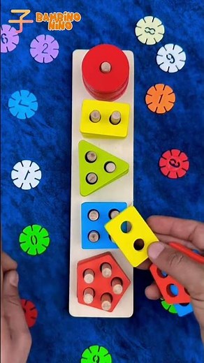 Learn Shapes 🔺🔵🟩 Fun Hand Matching Game for Kids | Bambino Niño