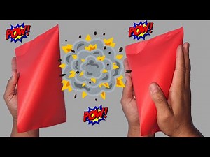 How to Make a Paper Bomb that Really Explodes! 😱💥 Easy Step by Step!