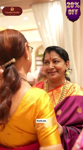 Customer review: From online shopping to store visits ✨ #gayathrireddysarees #customerreview