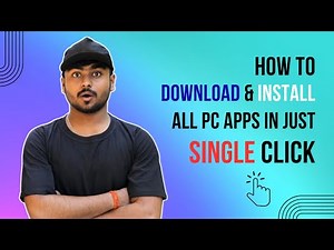 How to Download & Install All PC Apps in Just a Single Click | Windows 10 & 11