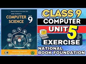 computer science New book class 9 Unit 5 Application of Computer Science | EXERCISE | #fbise #nbf