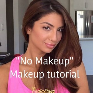 386K views · 1.8K reactions | "Natural" Five Minute Makeup Tutorial _____________________ •Foundation: Kat Von D Beauty Lock it •Brows: MAKE UP FOR EVER Pro Sculpting Brow in "Brown/Black" •Brow Gel: Sonia Kashuk (Target) •Mascara: @Makeupforever •Setting Powder: SEPHORA Matte Perfection •Bronzer: Anastasia Beverly Hills Powder Contour Kit "Medium" •Gloss: NYC Clear Gloss (Target) | SadiaSlayy | Facebook