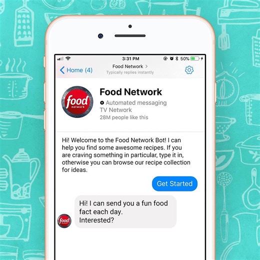 64K views | We've made food facts bite-sized. Chat with Food Network on Messenger now! | Food Network | Facebook