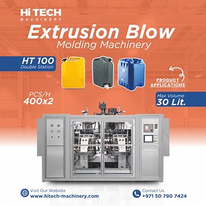 14 shares | HT 100 Double Station Extrusion Blow Molding Machine The...