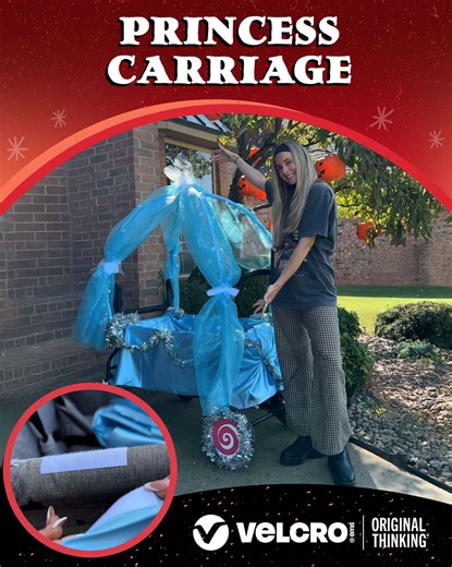 1.1K views · 20 reactions | The Claire Necessities whipped up the ultimate princess carriage DIY — but wait for it... she transforms it into a race car!  Because why choose between fairy tales and fast lanes? Would you give this a try? EASY. DOES IT.™ | Velcro Brand | Facebook