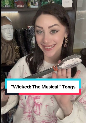 Replying to @Makynna What is the story of the tongs in my @WICKED the Musical collection of props? #wickedthemusical #broadway #props #collection #theozvlog