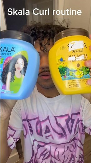 Curly Hair Routine using Skala😮‍💨🔥 #skala #curls #curluhair #curlyhairroutine #selfcare