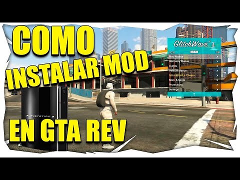 COMO instalar modmenu EN GTA 5 REV PS3 2025 tutorial