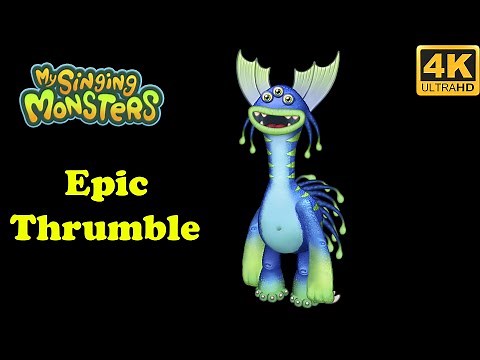 Epic Thrumble - Animation / Breeding (My Singing Monsters) 4k