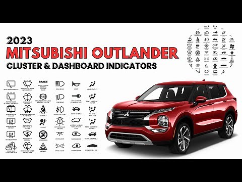 2023 Mitsubishi Outlander PHEV Cluster & Dashboard Indicators User Guide