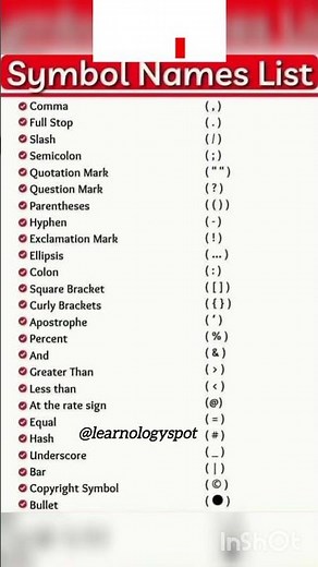 The Symbol Names List - A Deeper Look