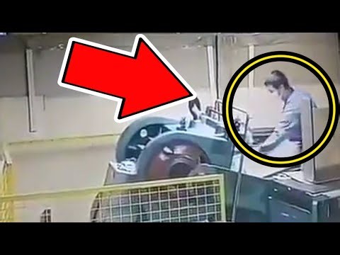 He put his hand inside a working Industrial Machine...Then THIS Happened!