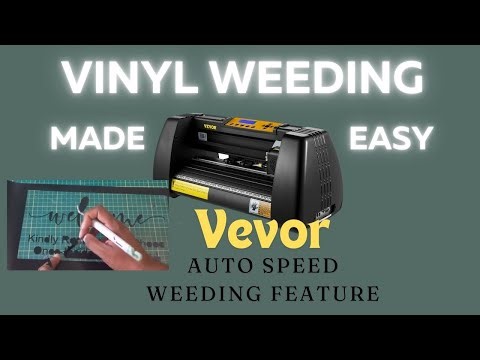 Vevor Cutter Auto Speed Weed Function|Weed Vinyl Faster