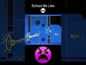School in Geometry Dash be like 😂 #geometrydash #gdupdate #deluxe12 #gd #gaming
