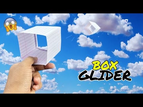 How To Make A Paper Box Glider, Easy Step-by-Step Tutorial | Box Glider