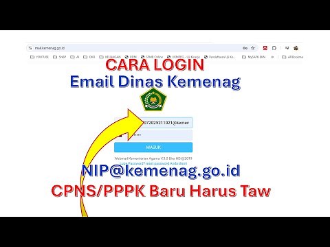 How to Login to the kemenag.go.id Email for CPNS and PPPK 2025 and Link to MyASN