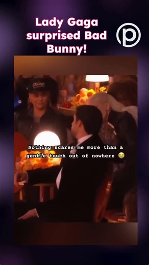 Gaga's 'Gentle Touch' SENDS Bad Bunny! His face says it all! 🤣 #LadyGaga