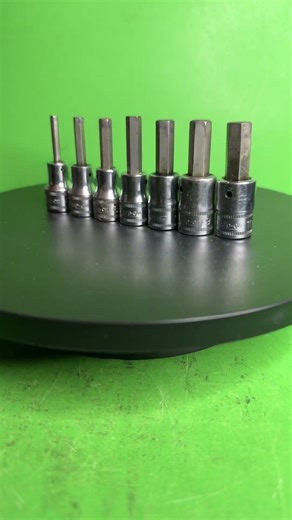Snap-On 7 Piece 3/8" Drive Metric Hex Allen Bit Socket Set 207EFAMY. #tooltrucktreasure